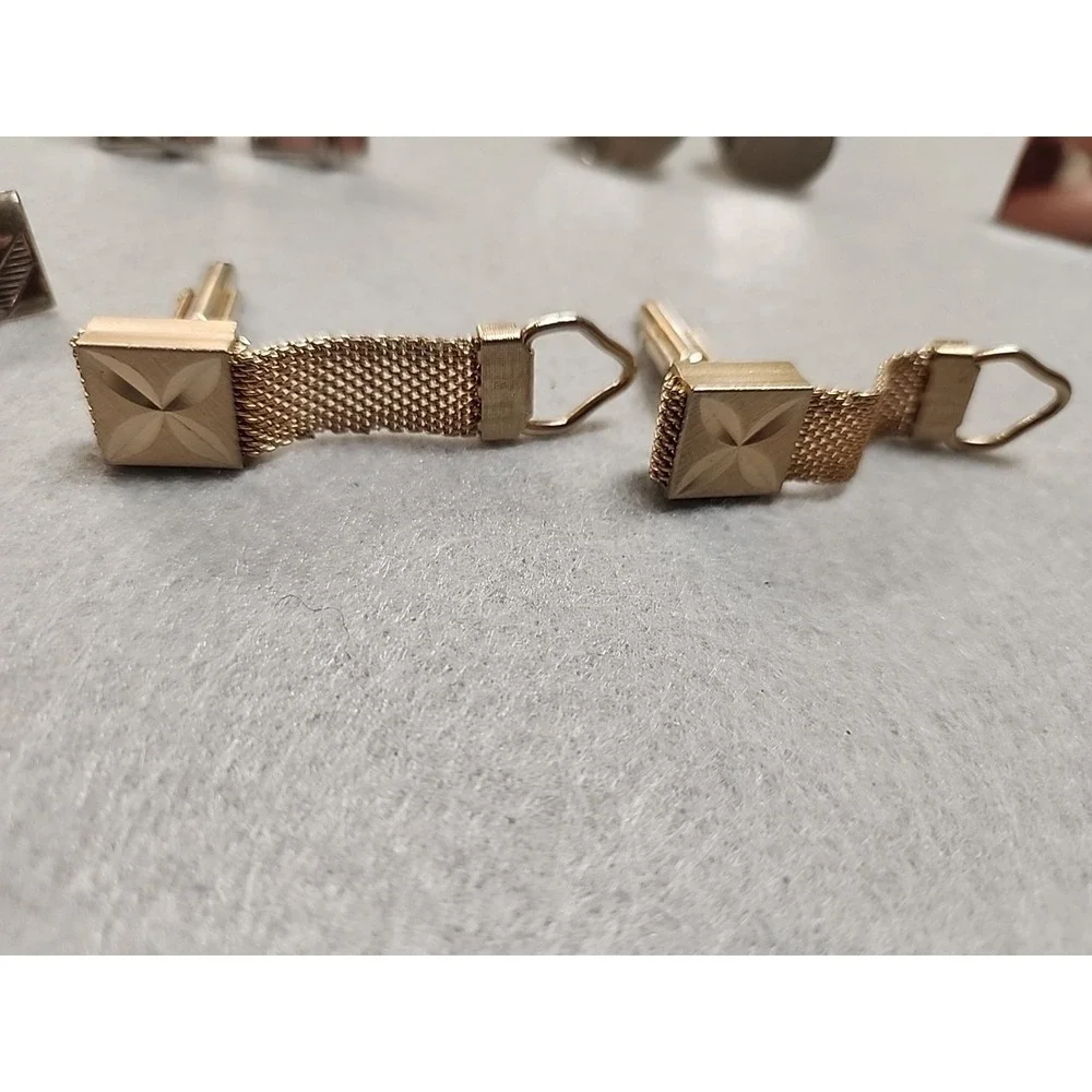 Lot Of 6 & Lot Of 2‎ Swank Cufflinks And Tie Clips